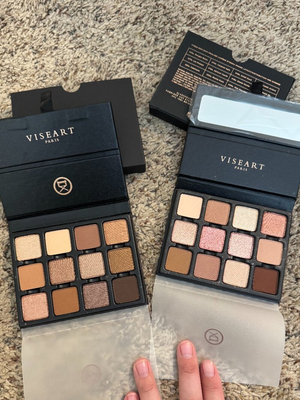 Viseart Praline and Bon Bon E’Tendu Eyeshadow Palettes - brand new in box